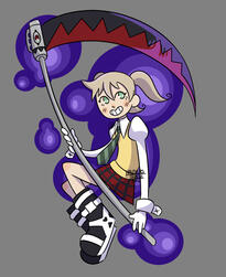 Fullbody of Maka Albarn from Soul Eater